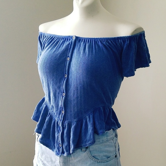 "Mint Julep Top"- in cobalt blue - Picture 5 of 8